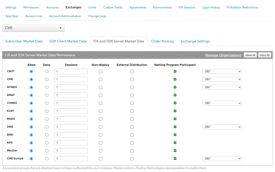 Enabling Entitlements Server