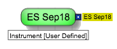 Instrument block properties panel